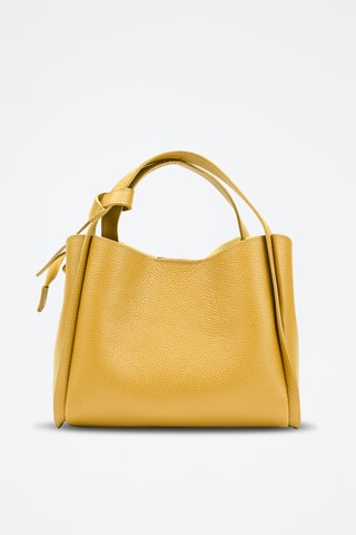Sac à main en cuir Gioco - Jaune