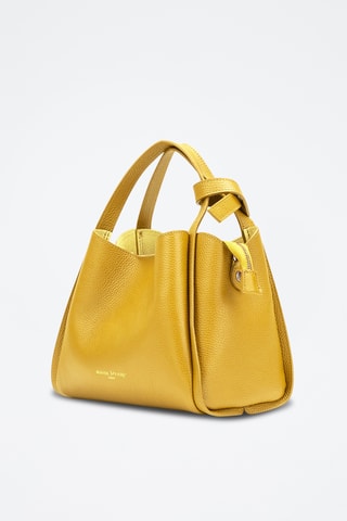Sac à main en cuir Gioco - Jaune