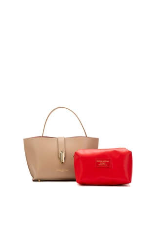 Sac à main en cuir Dido - Taupe