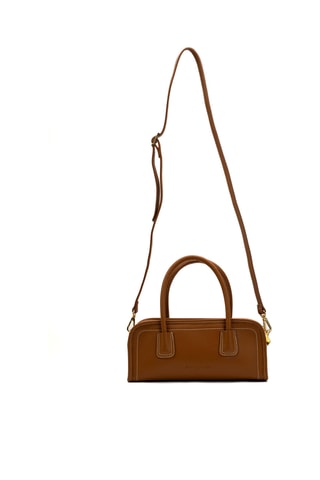 Sac à main en cuir Barolo - Camel