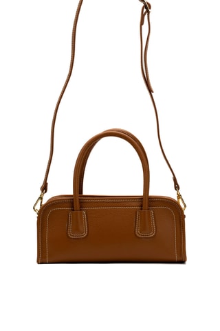 Sac à main en cuir Barolo - Camel
