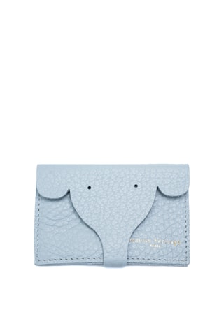 Porte-cartes en cuir Adela - Bleu