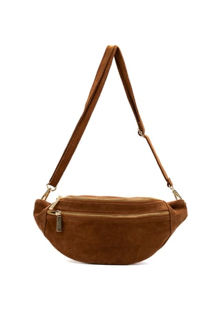 Sac banane en nubuck Dia - Camel