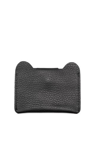 Porte-cartes en cuir Ana - Noir
