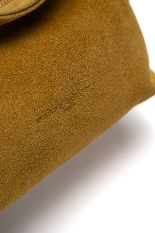 Sac à main en nubuck Midi - Jaune