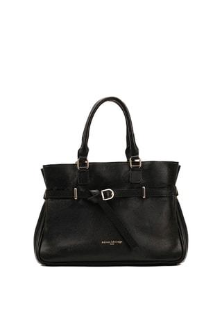Sac à main en cuir Nara - Noir