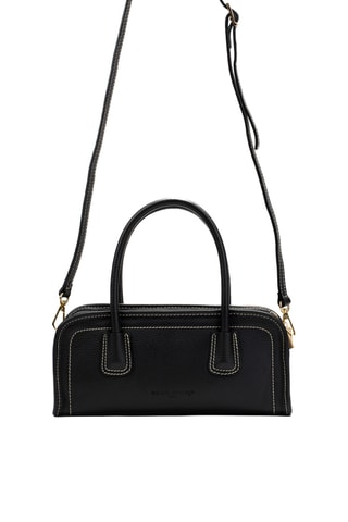 Sac à main en cuir Barolo - Noir