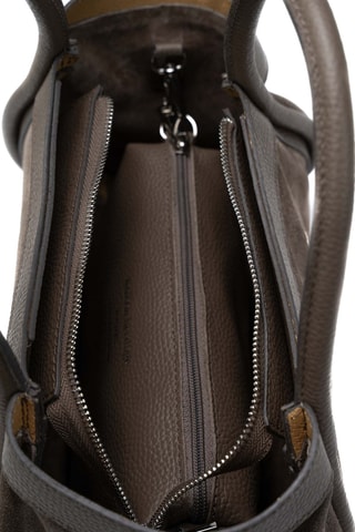 Sac à main en cuir Baccia - Taupe