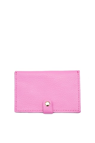 Porte-cartes en cuir Adela - Rose