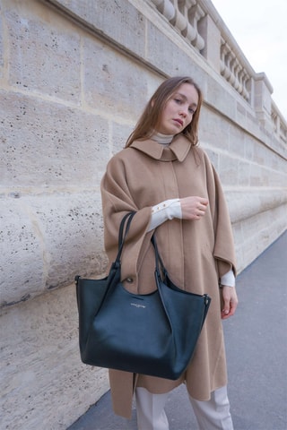Sac à main en cuir - Noir
