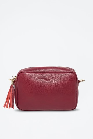 Sac bandoulière en cuir Gaby - Bordeaux