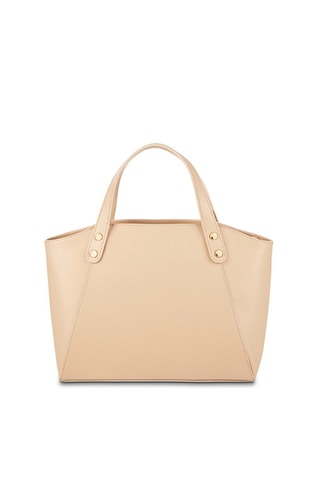 Sac à main en cuir Parl - Taupe