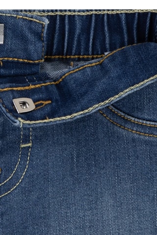 T-shirt et short en jean - Blanc et bleu