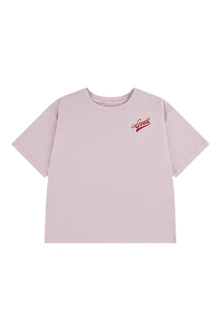 T-shirt  poudré - Blanc, rouge et rose