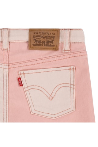 Short en jean - Rouge