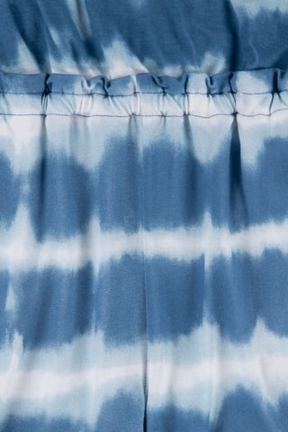 Combishort tie and dye - Blanc et bleu