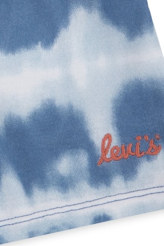 Combishort tie and dye - Blanc et bleu
