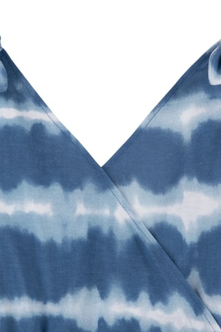 Combishort tie and dye - Blanc et bleu