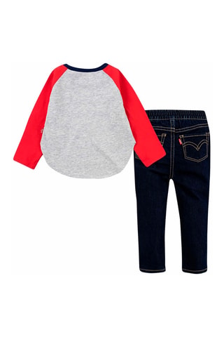 T-shirt et jean - Gris