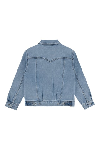 Veste en jean - Rouge, bleu et vert