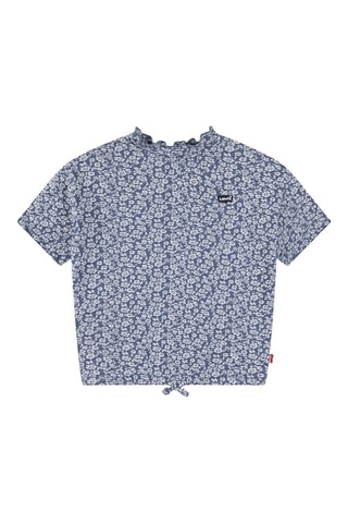 T-shirt - Blanc et bleu