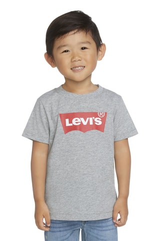 T-shirt - Blanc, rouge et gris