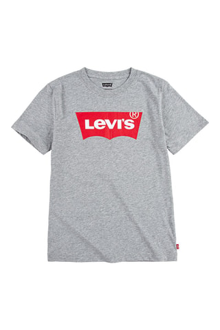 T-shirt - Blanc, rouge et gris