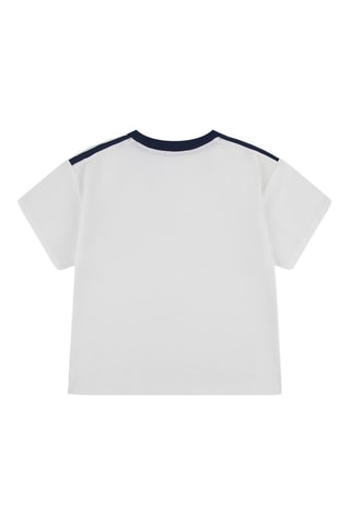 T-shirt - Blanc, rouge et bleu