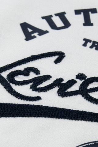 T-shirt - Blanc et bleu