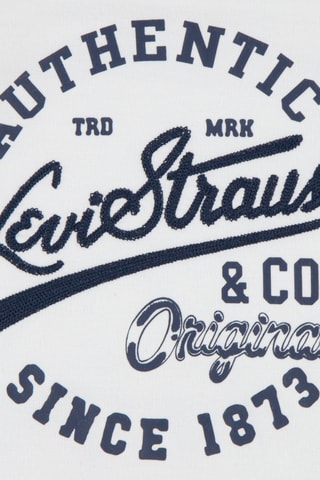 T-shirt - Blanc et bleu