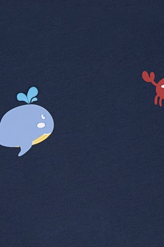 T-shirt Coastal Critters - Bleu
