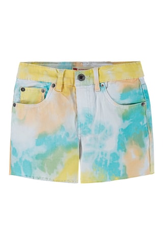 Short en jean - Jaune