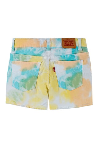 Short en jean - Jaune