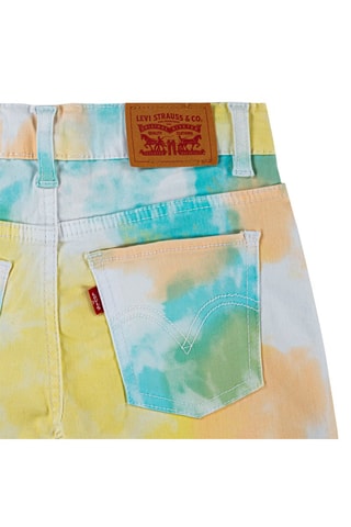 Short en jean - Jaune