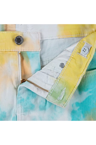 Short en jean - Jaune