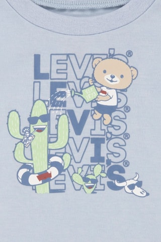 T-shirt et short en jean - Bleu