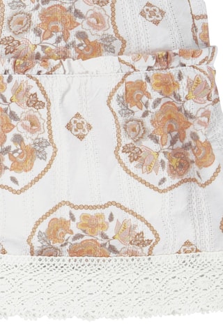 Robe - Blanc et orange