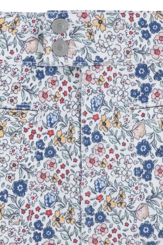 Short - Blanc et bleu