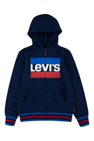 Sweat à capuche - Bleu