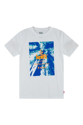 T-shirt - Blanc et bleu