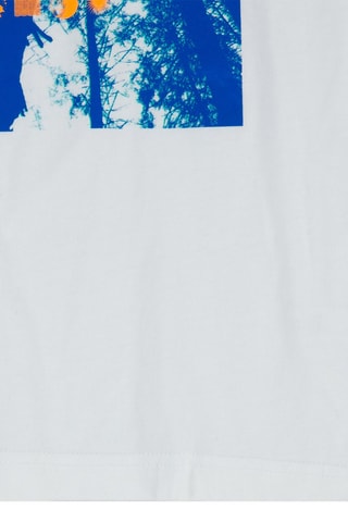 T-shirt - Blanc et bleu