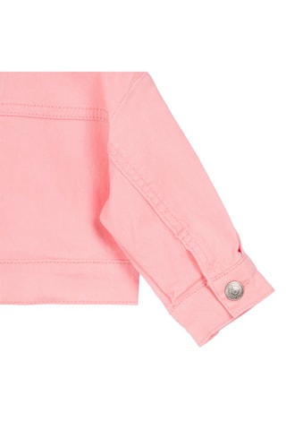 Veste en jean - Blanc, rouge et rose