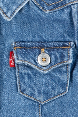 Robe chemise et culotte en jean - Bleu