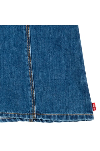 Robe en jean - Blanc, rouge et bleu