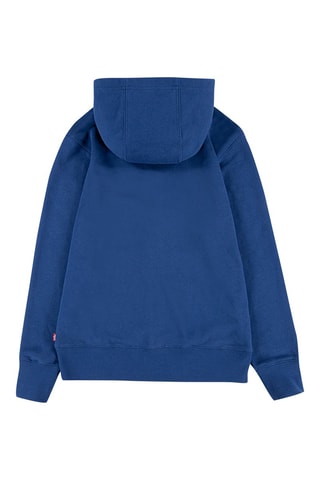 Sweat à capuche - Blanc et bleu