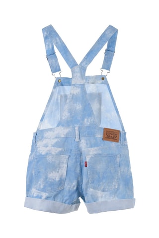 Salopette-short - Bleu