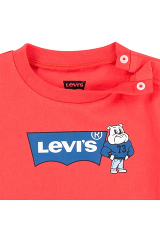 T-shirt et bermuda - Blanc, rouge et bleu