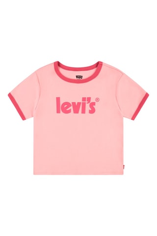 T-shirt - Blanc, rouge et rose