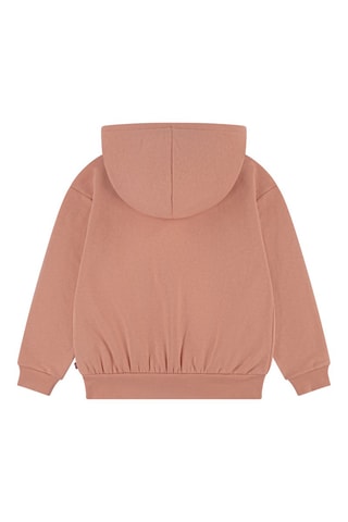 Sweat à capuche en coton biologique - Rose