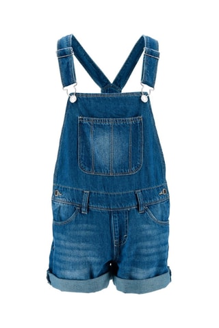 Salopette-short - Bleu